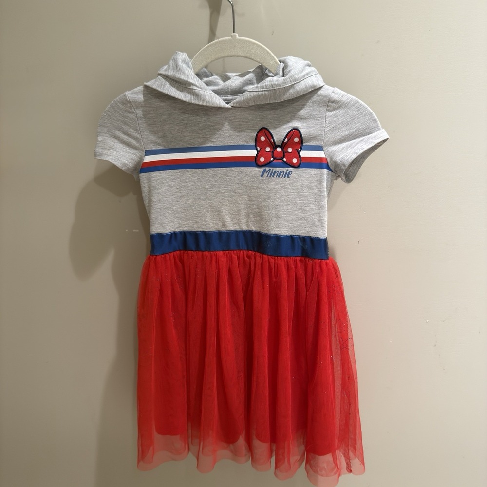 Disney Parks Dress Small Americana Formal Party USA‎ Mickey Minnie Mouse Girls 6